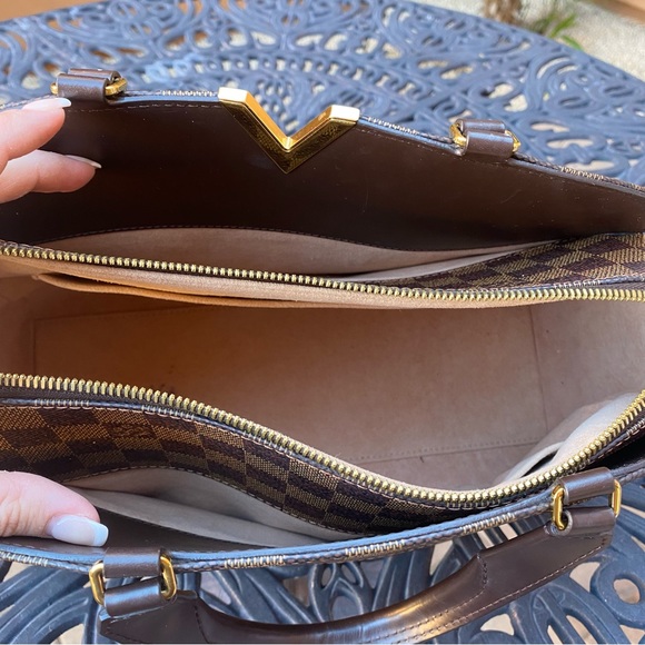 SOLD Louis Vuitton Damier Ebene Kensington Bowling Bag - Picture 13 of 16